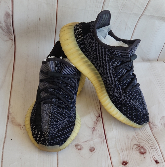 Yeezy Shoes - Stylish Kids Sneakers in Black and Yellow